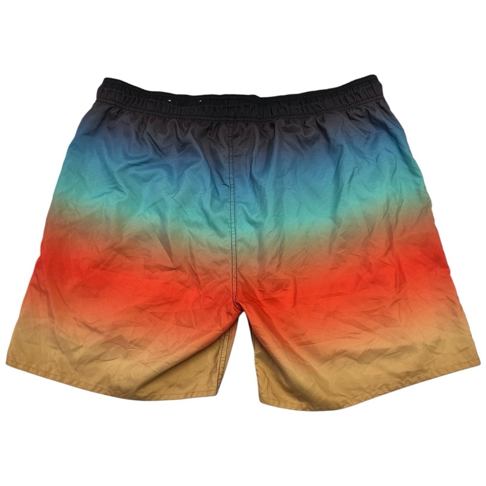 Arizona Jean Co. Men's Swim Trunks Vibrant Gradient Design Beach Shorts Size 2XL - Picture 2 of 6